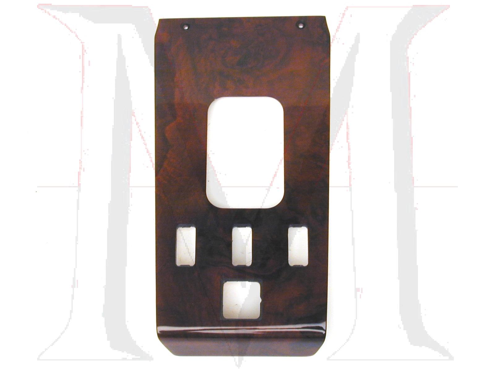 MERCEDES SHIFT CONSOLE BURL WOOD SL (86-89)